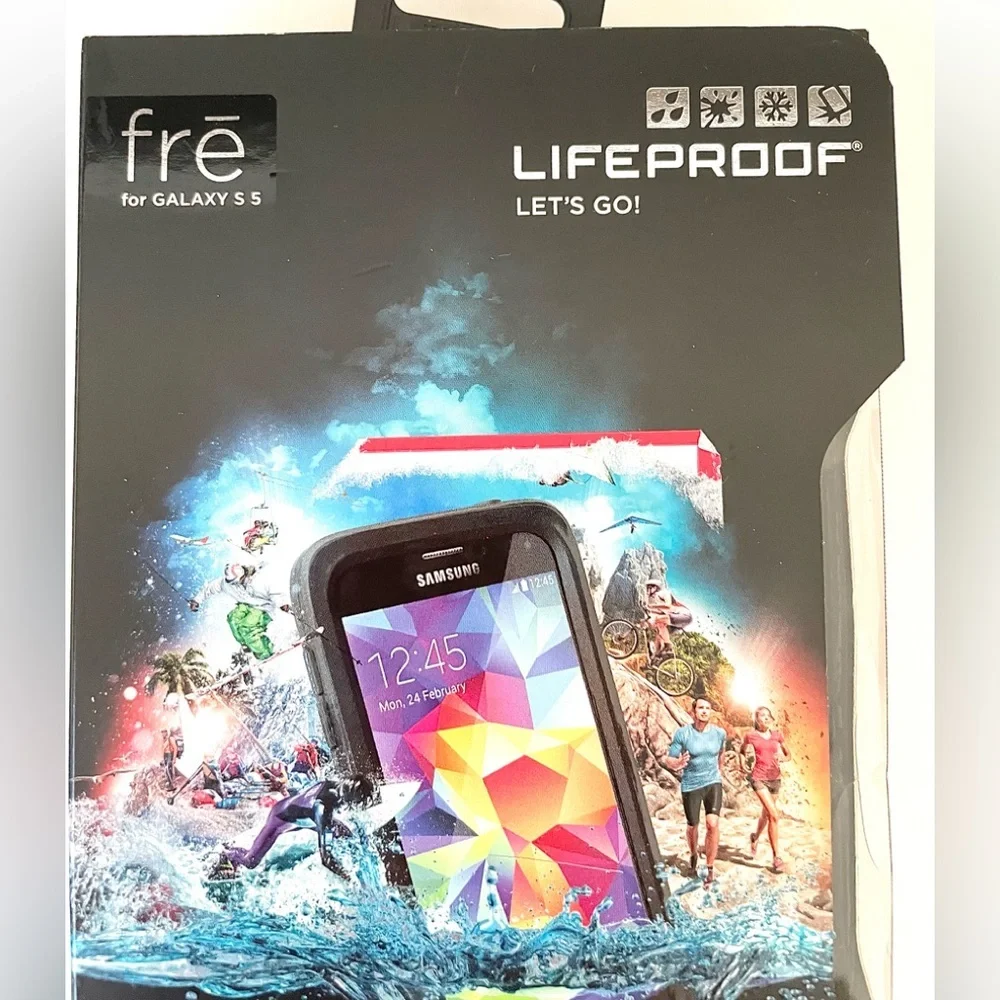 LIFEPROOF Case for S 5 ~Waterproof ~Dirt Proof ~Snow proof ~Shock Proof.